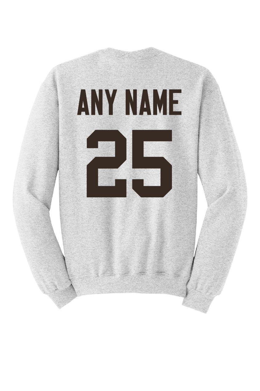 Personalization Add - On for Name and Number on back of Apparel - Custom Threads and More